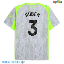 Camisa de time de futebol Manchester City Ruben Dias #3 Replicas 3º Equipamento 2025-26 Manga Curta